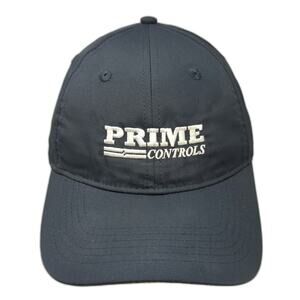 Adams Baseball Cap Gray One Size Prime Controls Logo Performance Polyester Hat